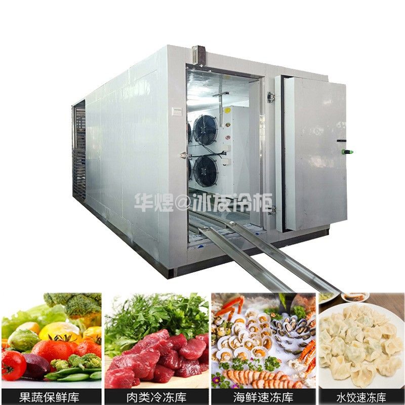冰友速冻库彩钢板低温速冻冷库包子饺子果蔬速冻柜冷库