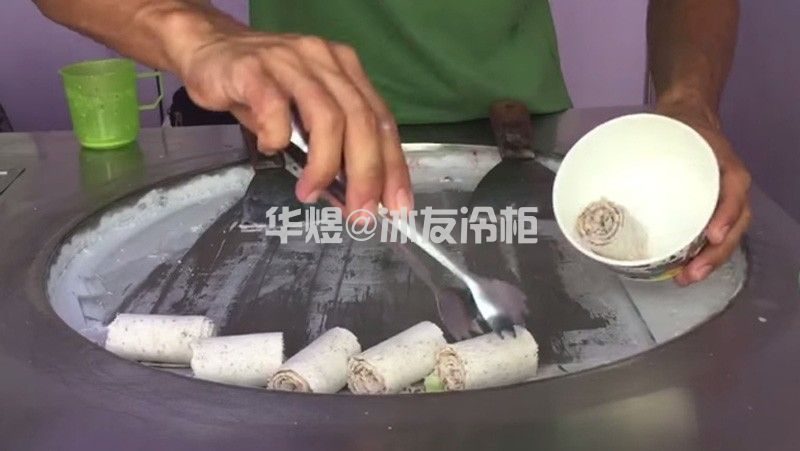冰友单锅炒冰机泰式冰淇淋卷机炒酸奶机