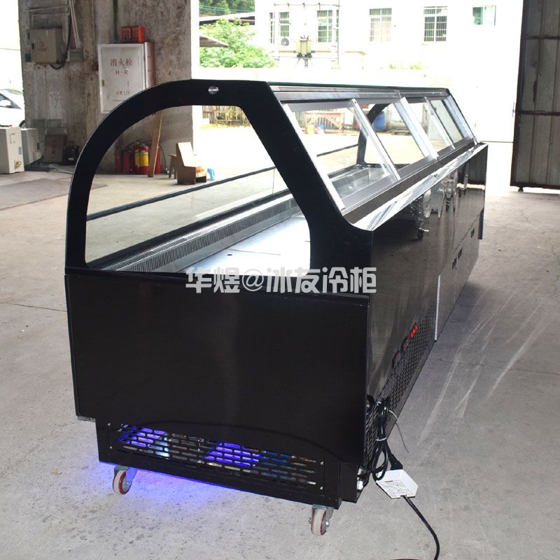 定制双机双温串串展示冷柜麻辣烫点菜柜自助餐选菜柜冷锅串串柜