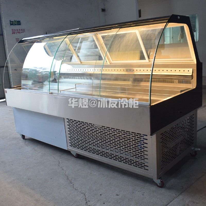 前后开门水果柜带雾化水果保鲜冷藏展示柜凉菜柜麻辣烫串串柜