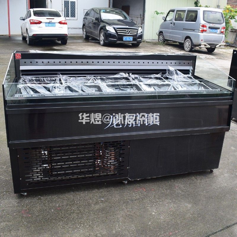 开放式鲜肉柜风冷冰台冷柜卧式饮料展示冷柜蔬菜柜水果柜 酒水柜串香展示柜