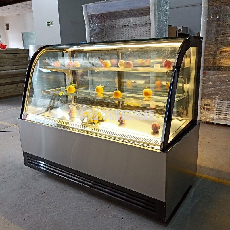 弧形蛋糕柜水果饮料冷藏展示柜西点甜品保鲜柜