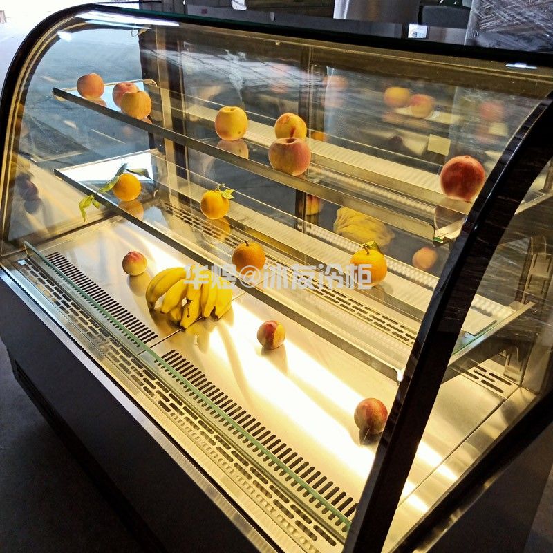 弧形蛋糕柜水果饮料冷藏展示柜西点甜品保鲜柜