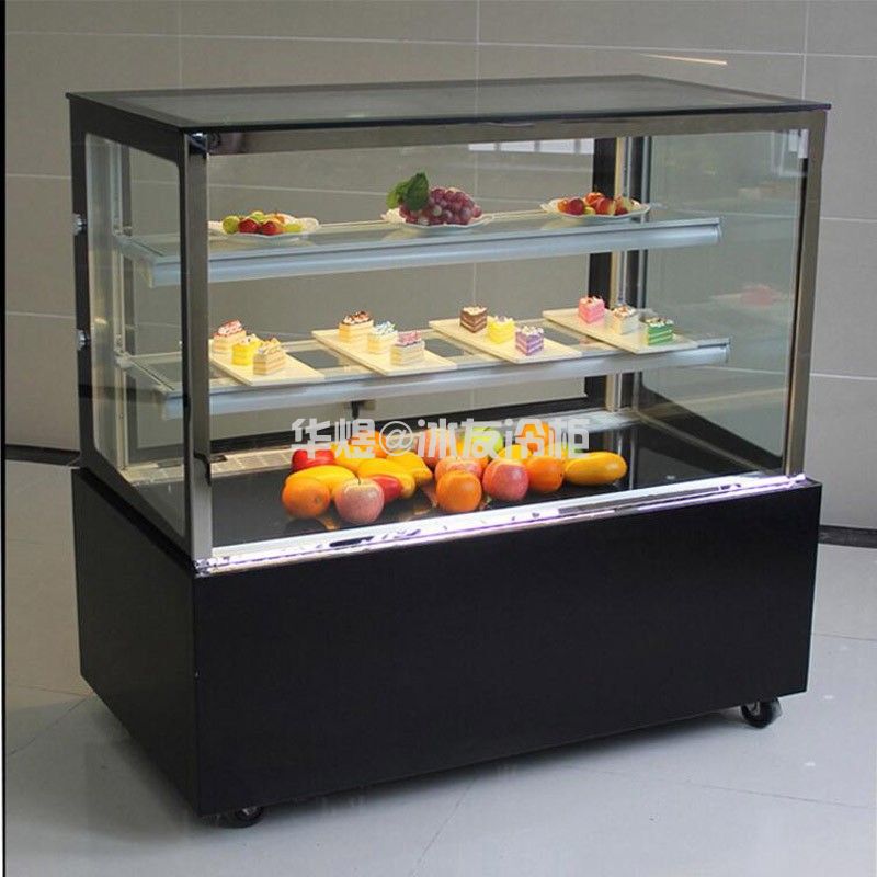 直角蛋糕柜甜口西点冷藏展示柜水果保鲜柜冷饮柜
