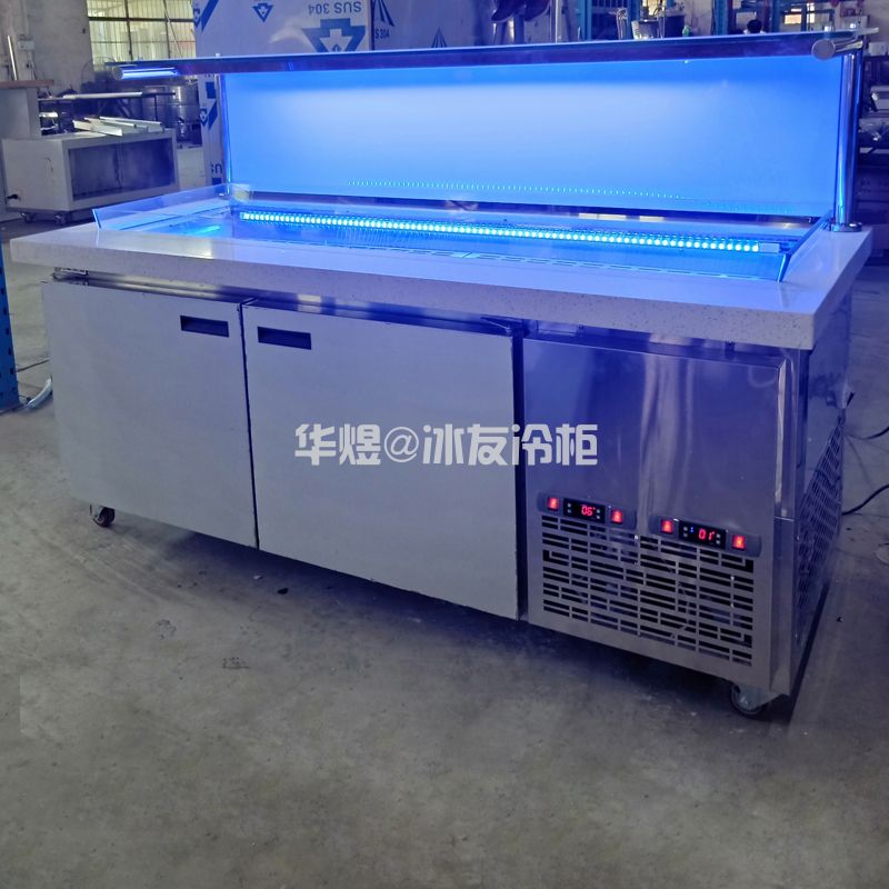 高端冰鲜台冷柜水果沙拉柜 生鲜冰台冷鲜肉冰台