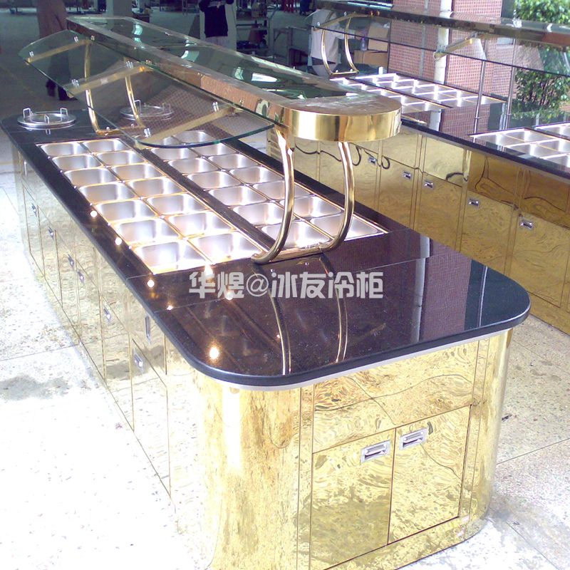 自助餐台定制冰友土豪金冷热自助餐台快餐台自助餐布菲台