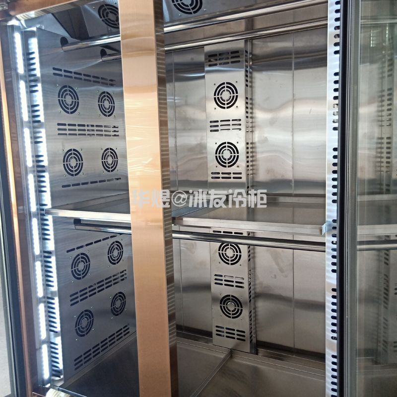 玫瑰金双门风干柜烤鸭烧鹅凉坯柜不锈钢挂鸭柜
