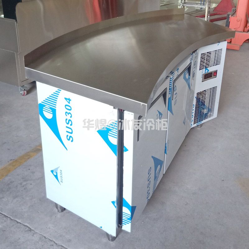 定制异型工作台不锈钢操作台风冷冷冻工作台冷柜