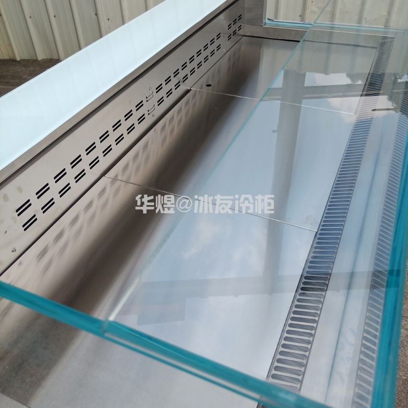 开放式风冷冰台冷柜卧式饮料展示冷柜蔬菜柜水果柜 酒水柜串香展示柜
