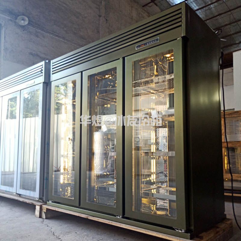 青古铜分体式牛肉展示柜牛肉冷藏保鲜展示柜冷柜