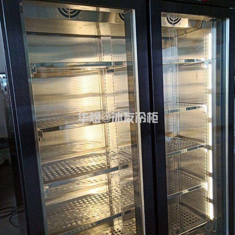 黑拉丝低温牛肉展示柜牛肉冷冻柜