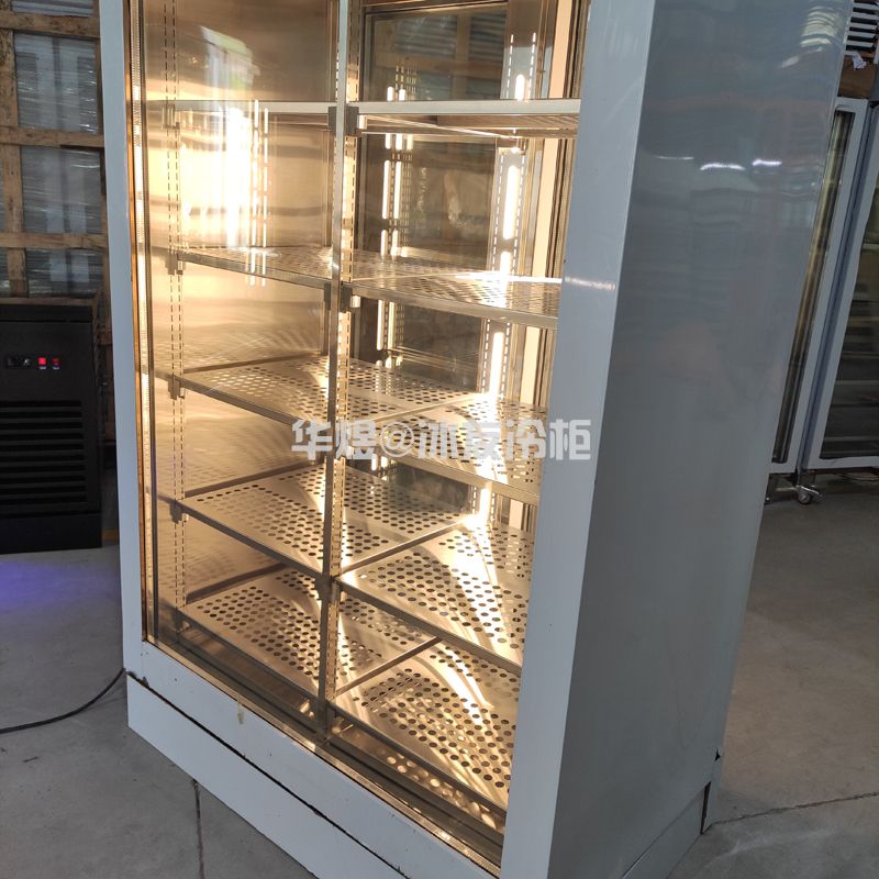 冰友双门双通牛肉排酸柜湿式熟成柜西餐厅牛排冷藏柜广州牛肉熟成冷柜厂家