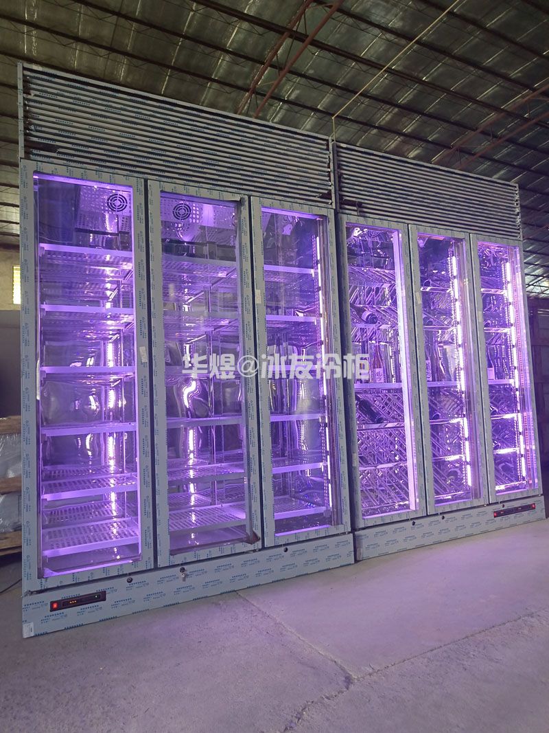 高身三色光玫瑰金色不锈钢双温酒柜红葡萄酒柜白葡萄酒柜