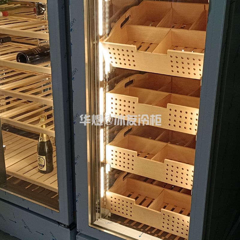 单门雪茄柜双门酒品展示柜压缩机酒柜恒温酒柜