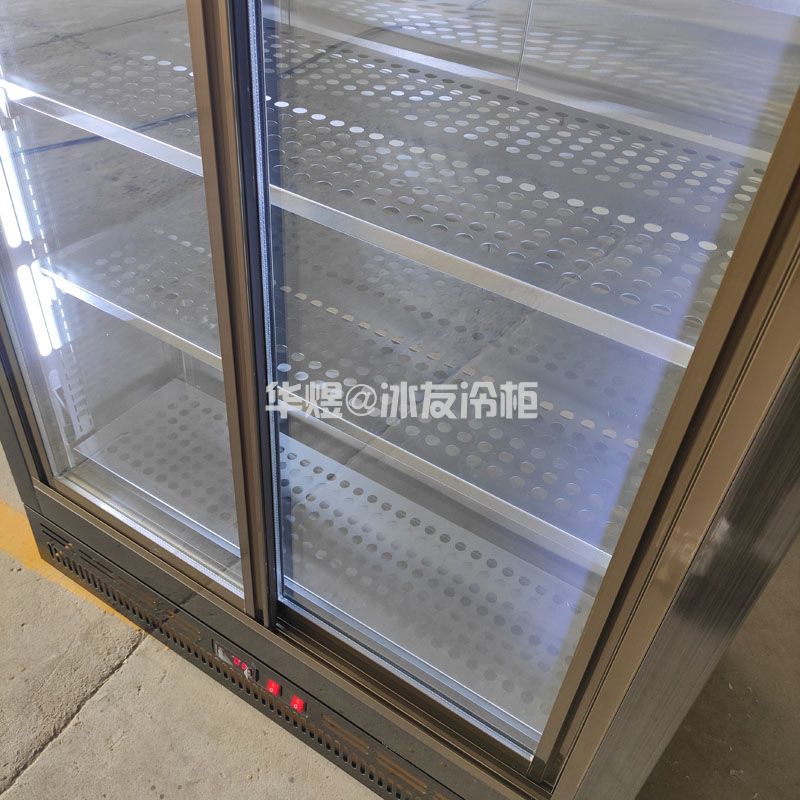 定制款双门推拉门酒品展示柜恒温酒柜压缩机酒柜