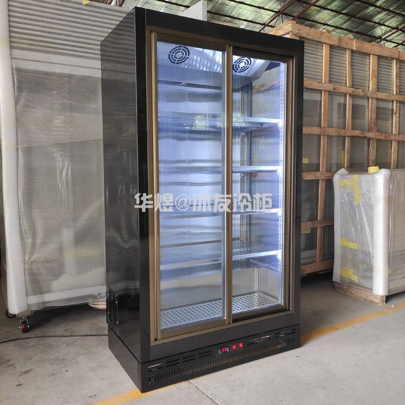 定制款双门推拉门酒品展示柜恒温酒柜压缩机酒柜
