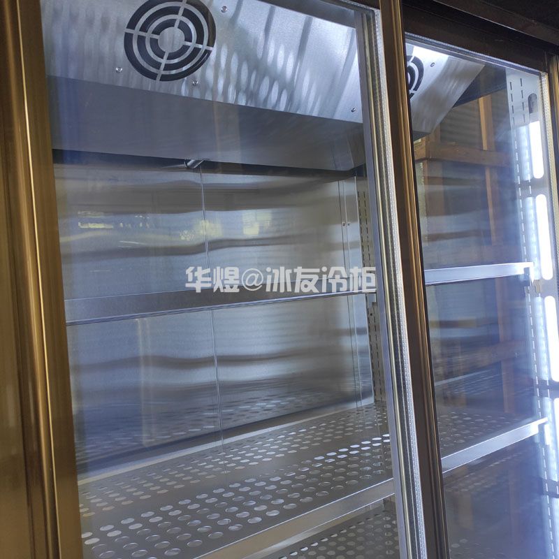 定制款双门推拉门酒品展示柜恒温酒柜压缩机酒柜