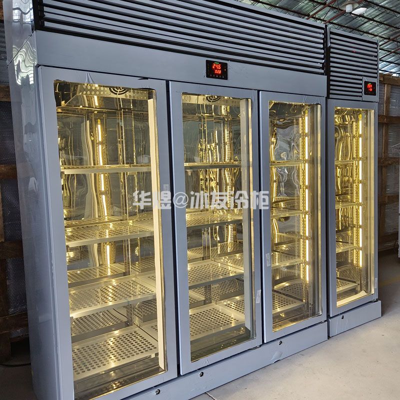 高身三门牛肉展示冷柜牛肉湿式熟成柜牛肉牛排冷鲜柜