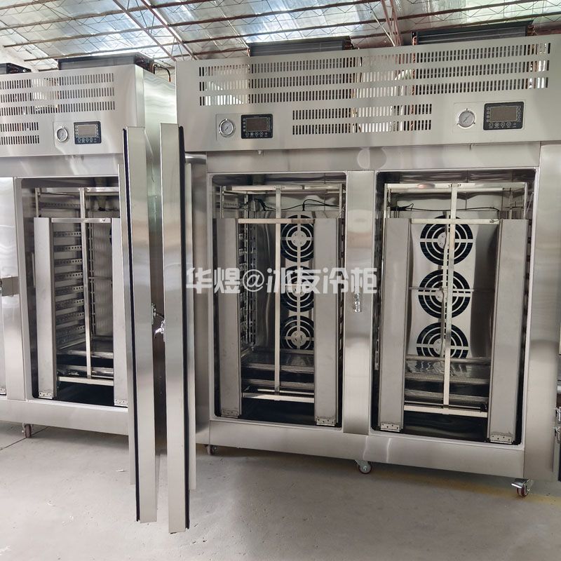 冰友双门24盘推车式速冻柜风冷插盘式-40度低温速冻柜冷柜商用速冻机