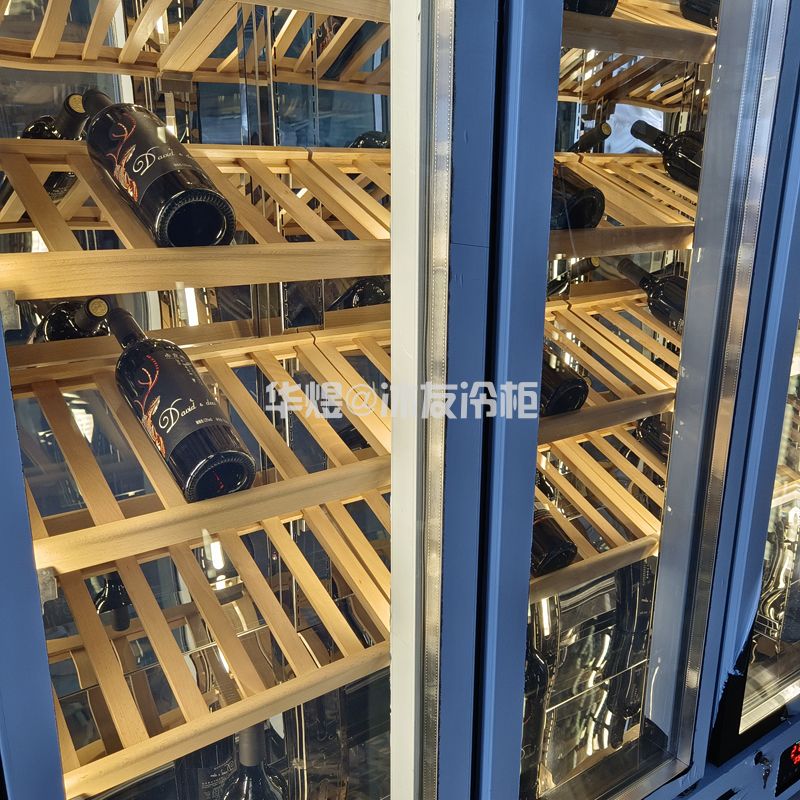 三门酒柜不锈钢红酒展示柜压缩机制冷红酒洋酒冷藏柜恒温酒柜