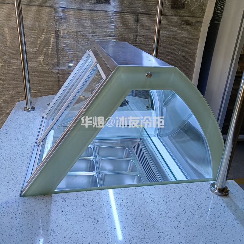冰友8盘冰淇淋车流动冰激凌雪糕车冰淇淋手推车温低展示柜