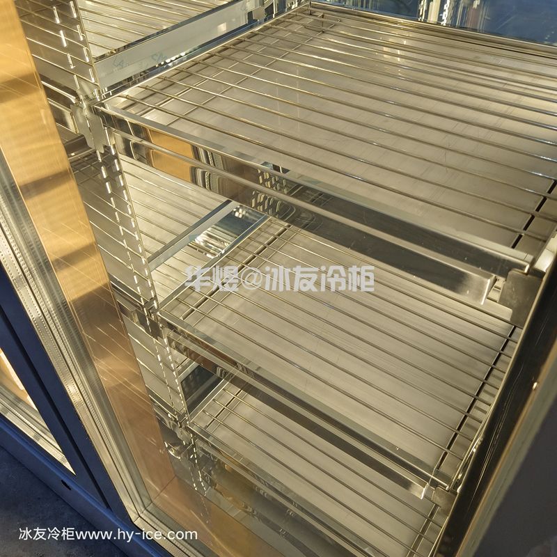 双门双通牛肉冷冻展示柜低温牛肉柜冻肉柜