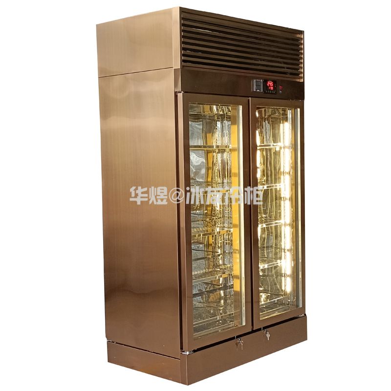 双门干式熟成柜恒温恒湿牛肉排酸熟成柜西餐厅牛排柜