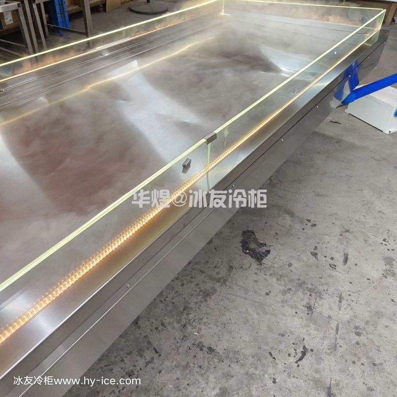 分体式冰鲜台冷柜不锈钢冰台自助餐自助点菜柜海鲜蔬菜水果冷鲜冰台