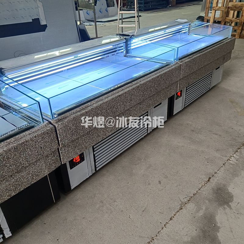 开放式高端鲜肉柜凉菜柜卤肉柜冰鲜冷柜