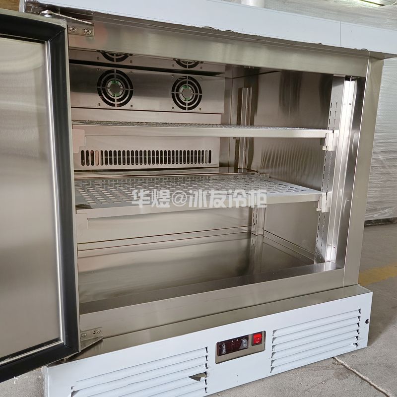 单门风冷保鲜工作台不锈钢冷藏工作台冷柜厨房操作台