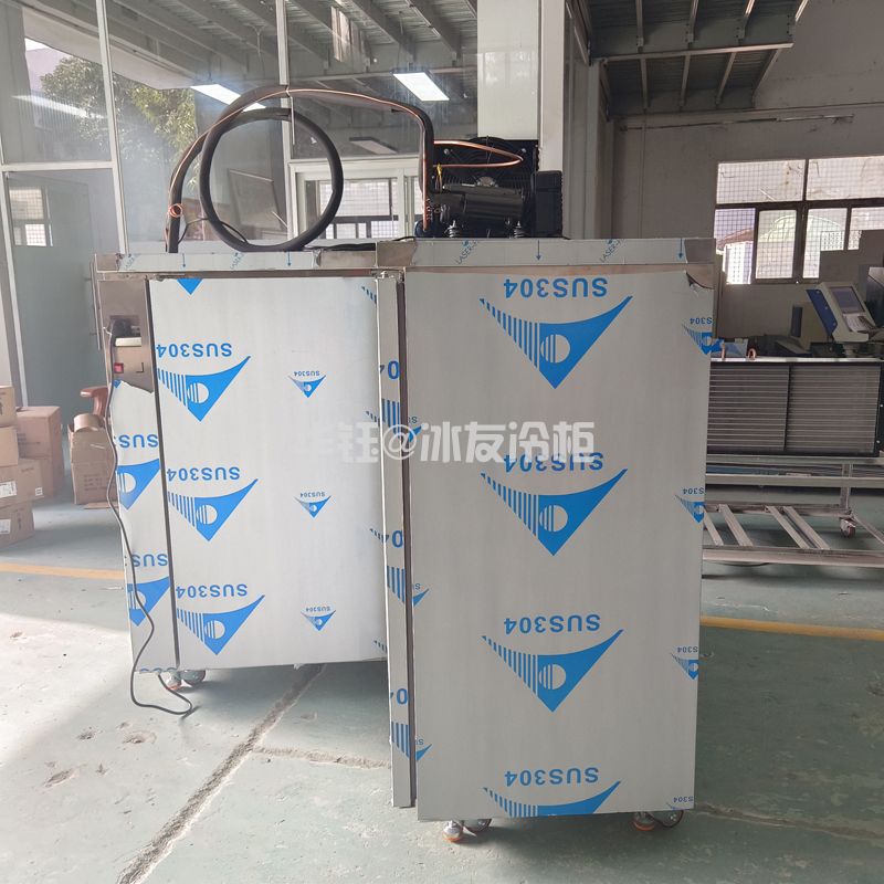 转角直冷不锈钢工作台低温工作台不锈钢冷柜