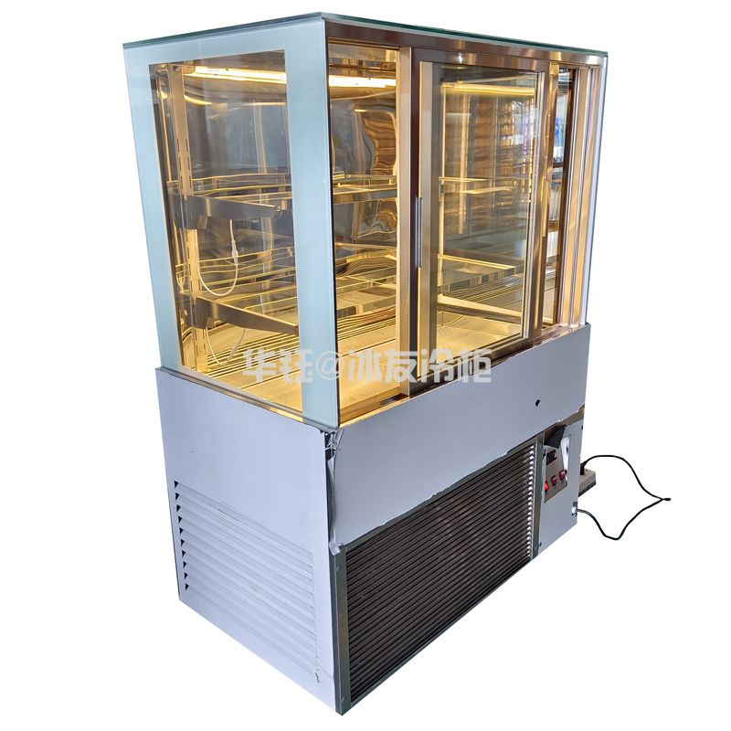 直角前开门蛋糕柜西点柜蛋糕甜品冷藏展示柜水果饮料展示柜