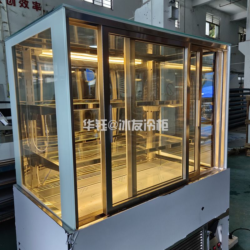 直角前开门蛋糕柜西点柜蛋糕甜品冷藏展示柜水果饮料展示柜