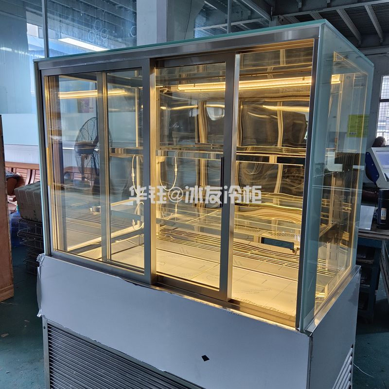 直角前开门蛋糕柜西点柜蛋糕甜品冷藏展示柜水果饮料展示柜