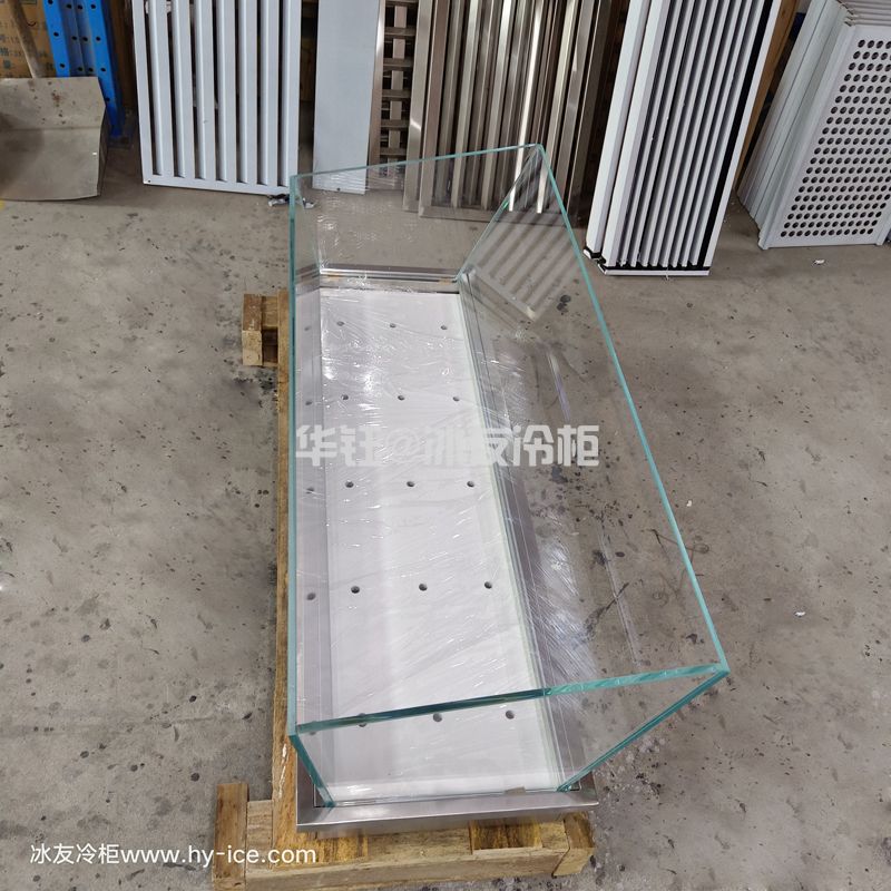 台式冰台冰鲜台展示柜不带制冷展示柜冰鲜盘