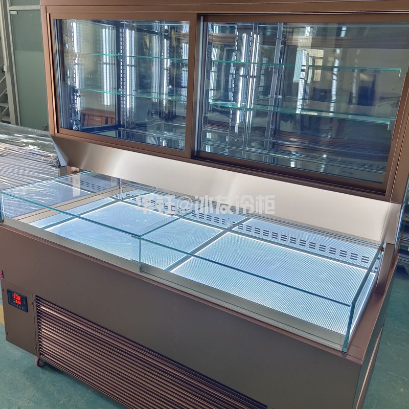 冰友双机双温蛋糕西点柜蛋糕面包展示柜蛋糕保鲜柜蛋糕展示柜烘焙设备