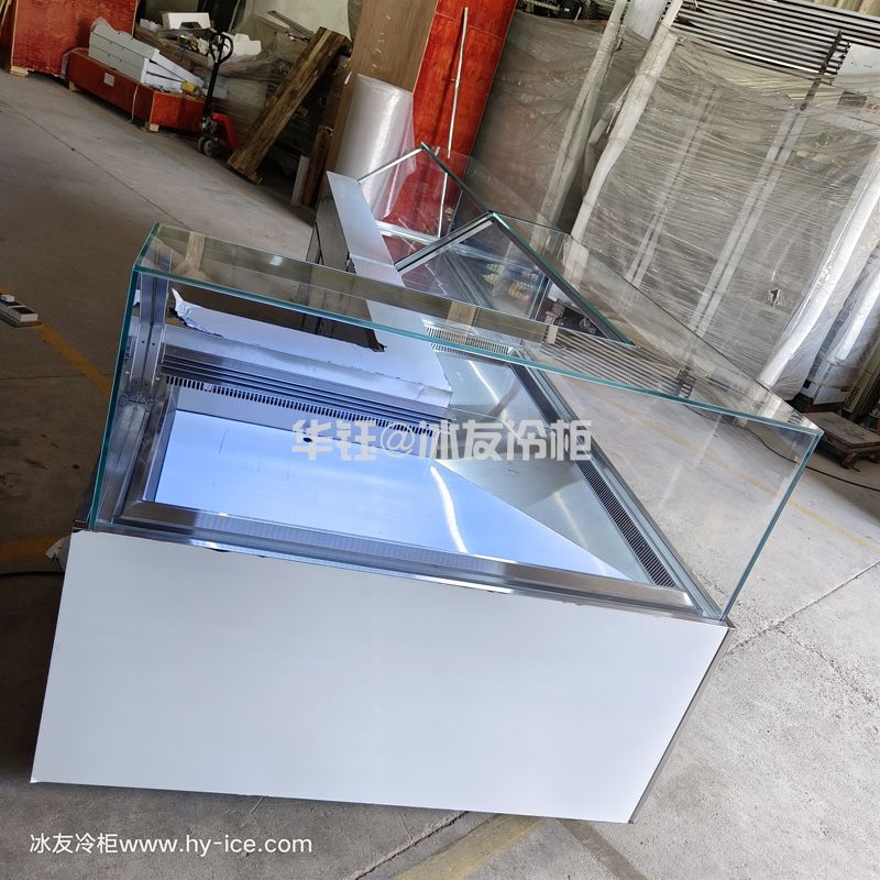 冰友定制款转角卤肉柜熟柜冷藏展示柜凉菜柜卤菜保鲜柜