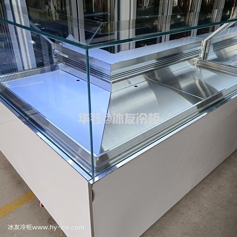 冰友定制款转角卤肉柜熟柜冷藏展示柜凉菜柜卤菜保鲜柜