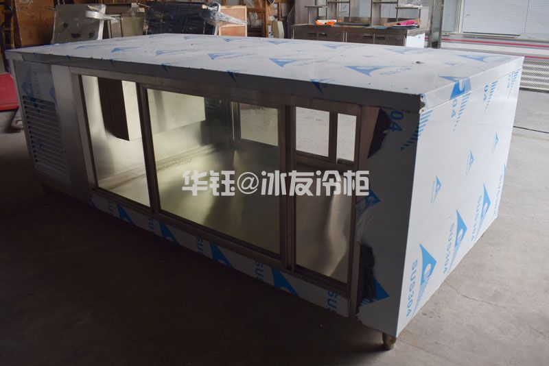 风冷双通保鲜工作台冷藏保鲜工作台不锈钢冷藏操作台冷柜