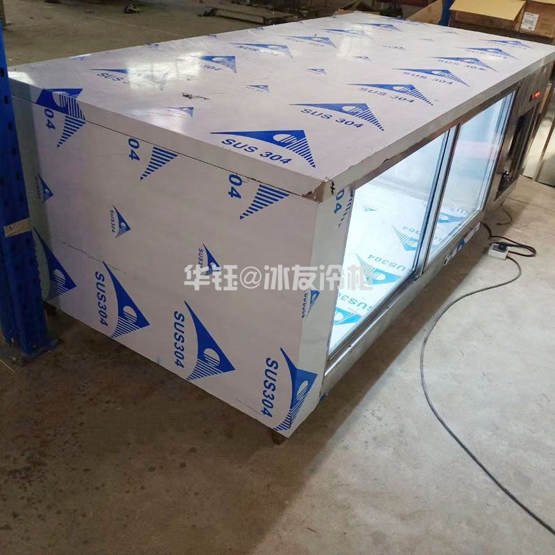 风冷双通保鲜工作台冷藏保鲜工作台不锈钢冷藏操作台冷柜