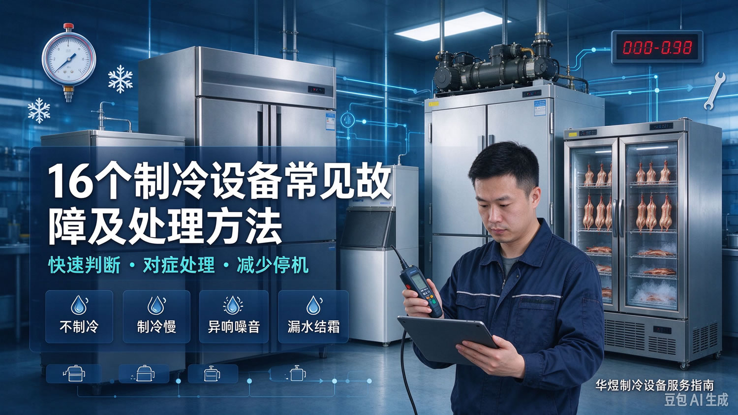 16个制冷设备常见故障及处理方法
