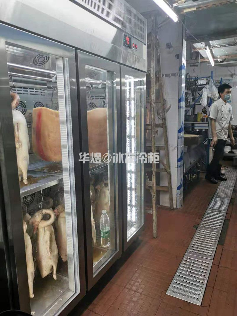 冰友常规款三门晾鸭柜烤鸭、烧鹅、乳鸽风干柜烤鸭晾胚展示柜冷柜(图6) 冰友常规款三门晾鸭柜烤鸭、烧鹅、乳鸽风干柜烤鸭晾胚展示柜冷柜(图6)