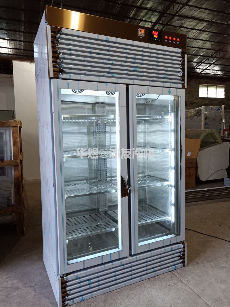 玫瑰金双门牛肉排酸柜干式牛排牛扒熟成展示柜(图8) 玫瑰金双门牛肉排酸柜干式牛排牛扒熟成展示柜(图7)