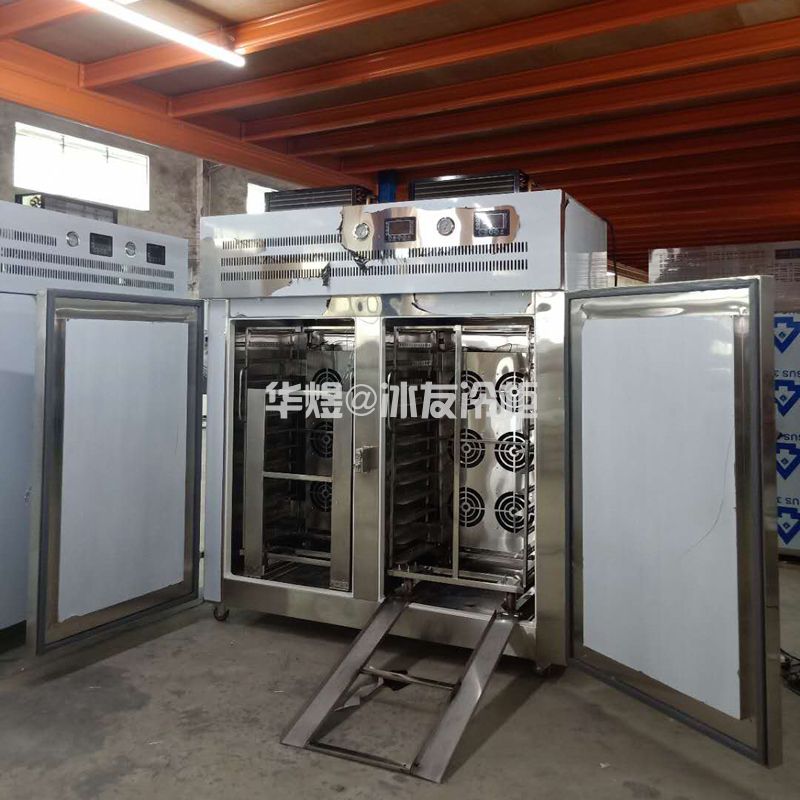 冰友双门加强款22盘速冻柜水饺 饺子速冻柜 速冻柜-40度 双门带推车速冻机(图14) 冰友双门加强款22盘速冻柜水饺 饺子速冻柜 速冻柜-40度 双门带推车速冻机(图14)