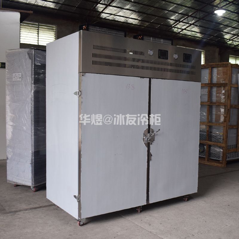 冰友双门加强款22盘速冻柜水饺 饺子速冻柜 速冻柜-40度 双门带推车速冻机(图9) 冰友双门加强款22盘速冻柜水饺 饺子速冻柜 速冻柜-40度 双门带推车速冻机(图9)