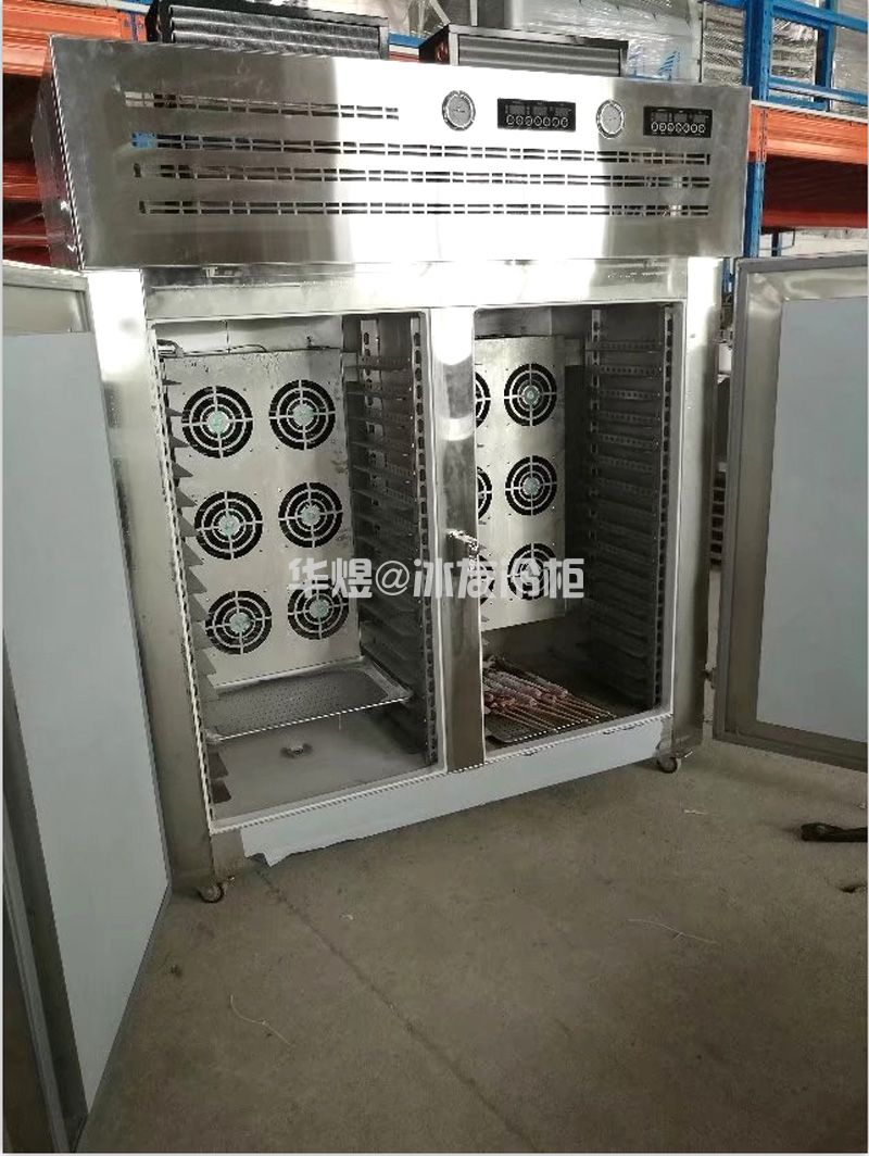 冰友常规款双门22盘速冻柜风冷插盘式-40度低温速冻柜冷柜商用速冻机(图15) 冰友常规款双门22盘速冻柜风冷插盘式-40度低温速冻柜冷柜商用速冻机(图15)
