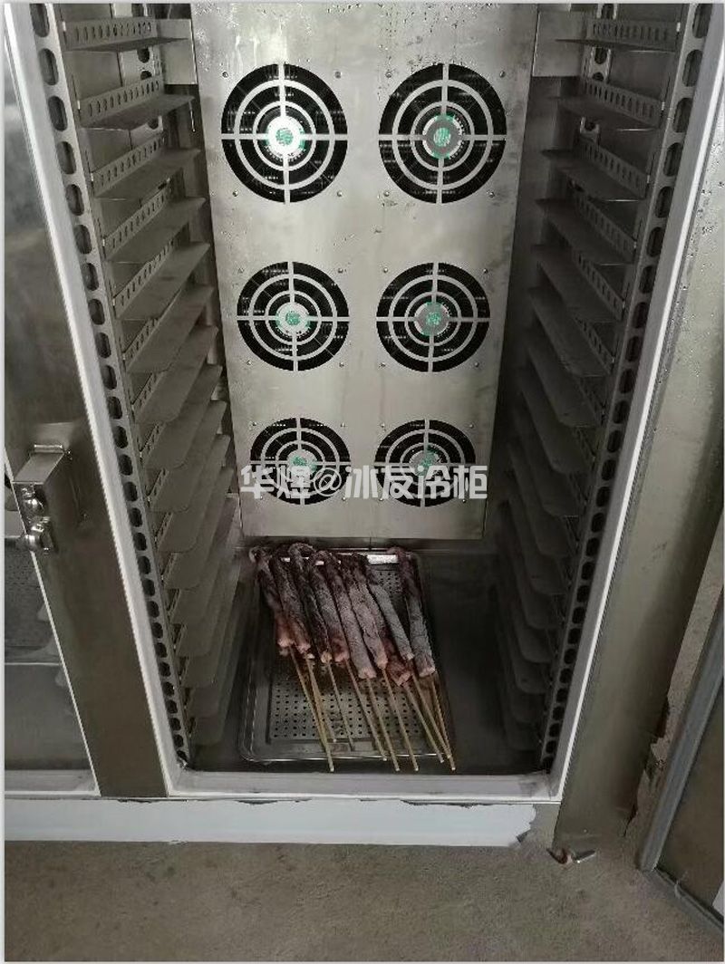 冰友常规款双门22盘速冻柜风冷插盘式-40度低温速冻柜冷柜商用速冻机(图16) 冰友常规款双门22盘速冻柜风冷插盘式-40度低温速冻柜冷柜商用速冻机(图16)