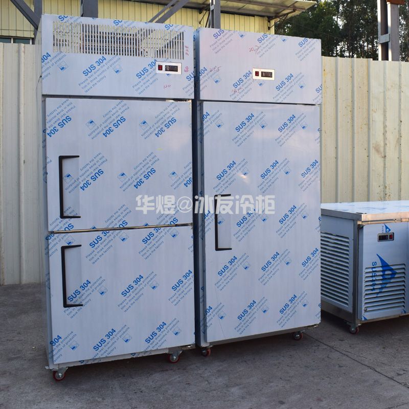 双门立式不锈钢厨房冷柜蔬菜水果保鲜柜肉类冷冻柜(图2)