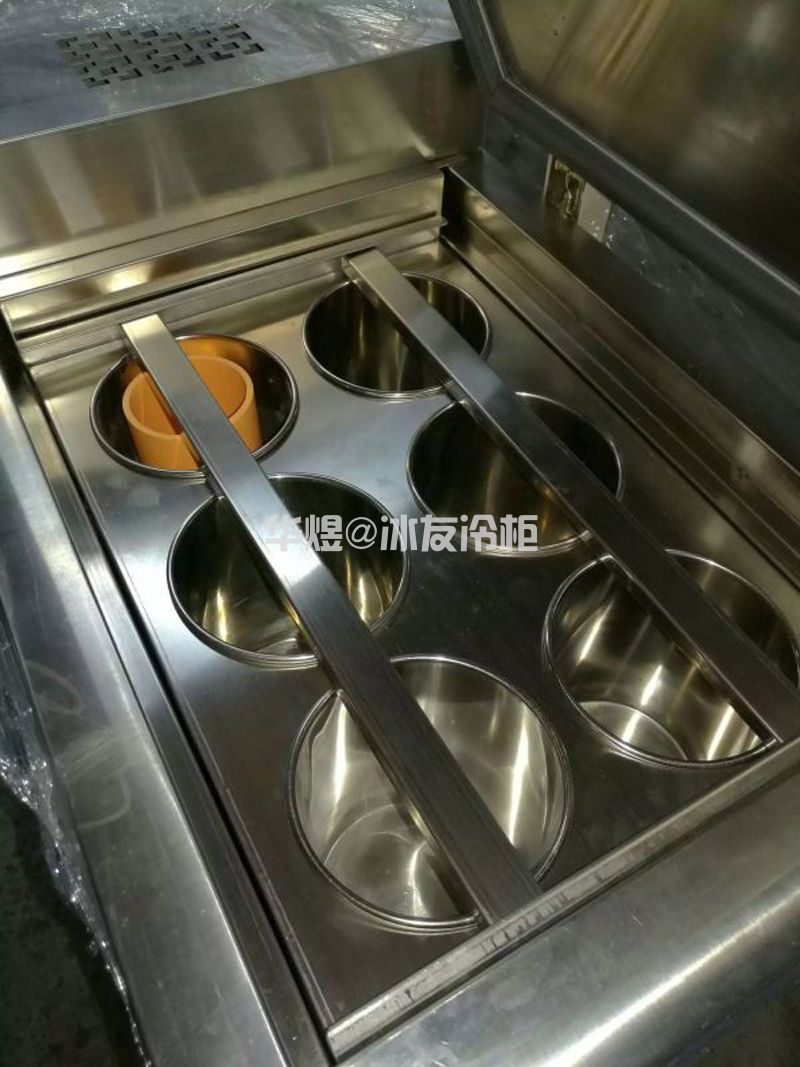 冰友6桶绵绵冰机绵绵雪花制冰机圆形冰柱机台湾雪花冰机(图11)