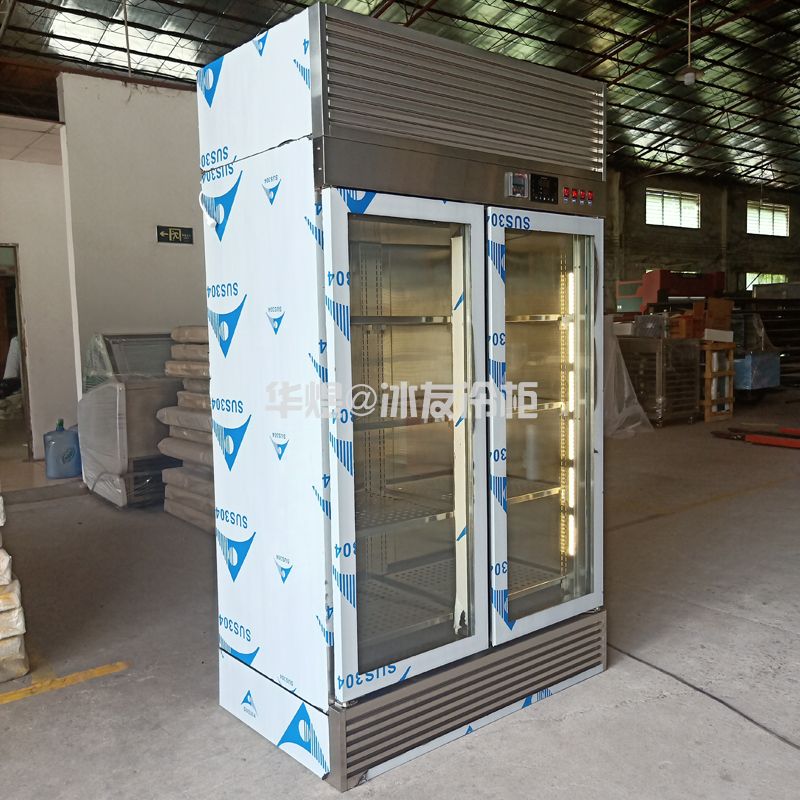 冰友双门不锈钢干式熟成柜牛肉排酸熟成冷柜牛肉保鲜冷藏展示柜(图6) 冰友双门不锈钢干式熟成柜牛肉排酸熟成冷柜牛肉保鲜冷藏展示柜(图6)